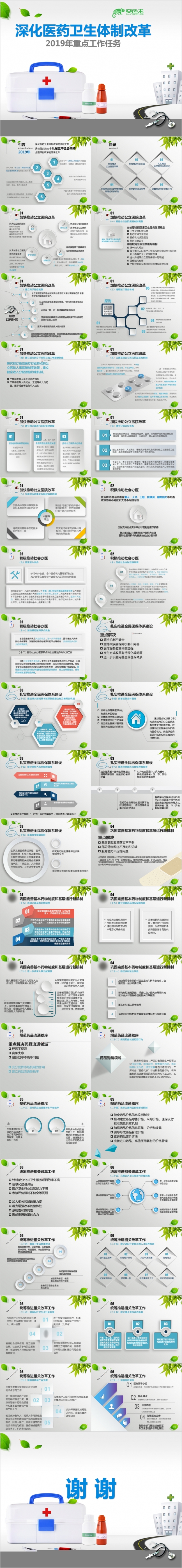 深化医药卫生体制改革主题医疗医院PPT模版