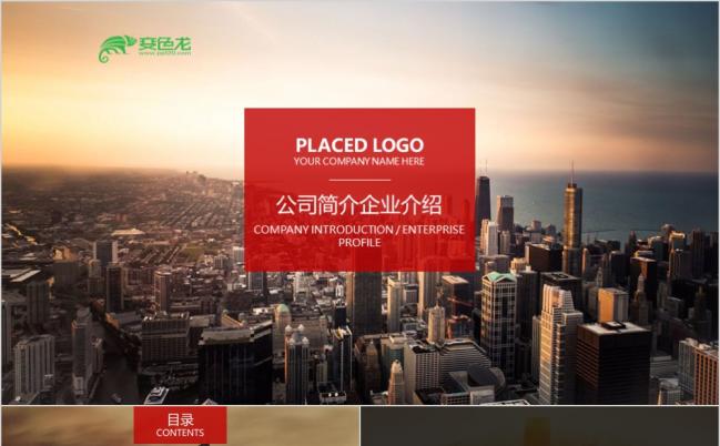 欧美简约大气企业文化公司简介员工培训PPT模板缩略图
