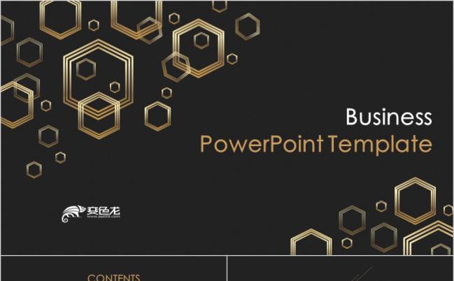 高端商务黑金工作汇报总结计划产品发布商业计划书PPT模板缩略图