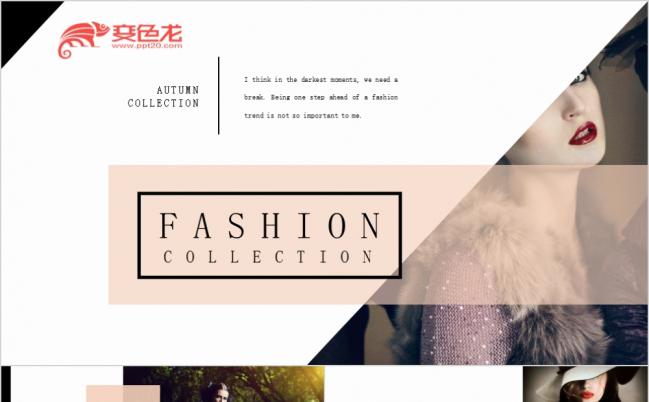 欧美时尚公司简介品牌推广产品介绍PPT模板缩略图