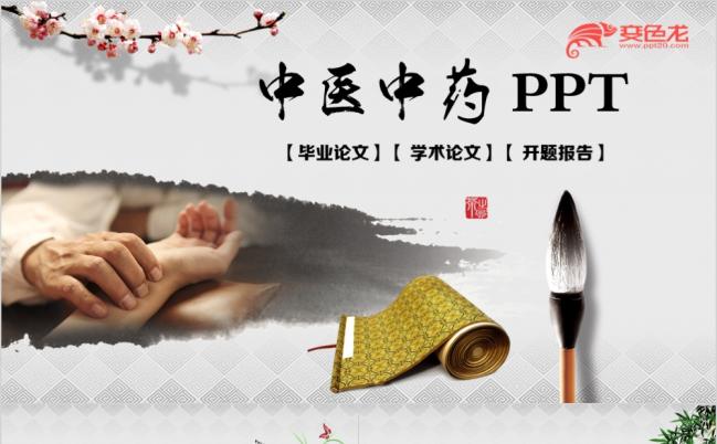 2019中国风传统文化中医中药动态PPT模板缩略图