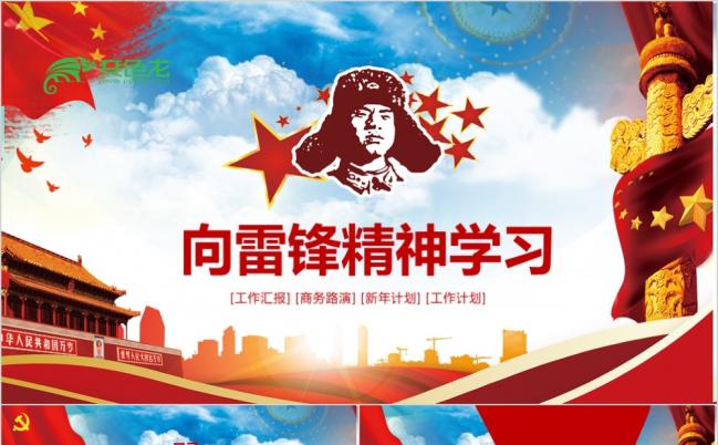 精美大气学雷锋雷锋学主题教育活动总结PPT模板缩略图