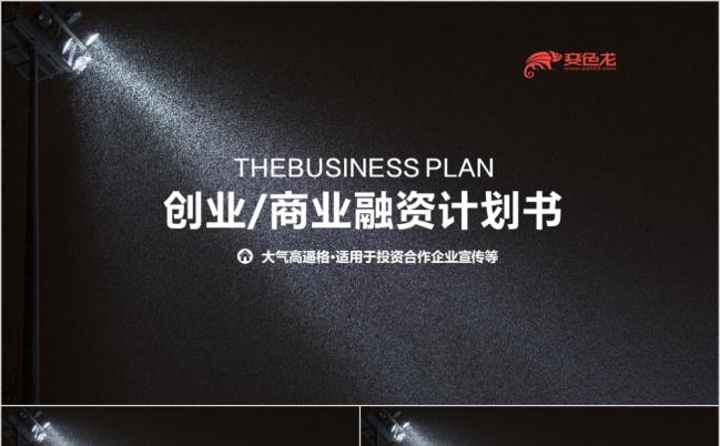 高端商业计划书创业融资计划书项目投资商业路演企业推广宣传PPT模板缩略图